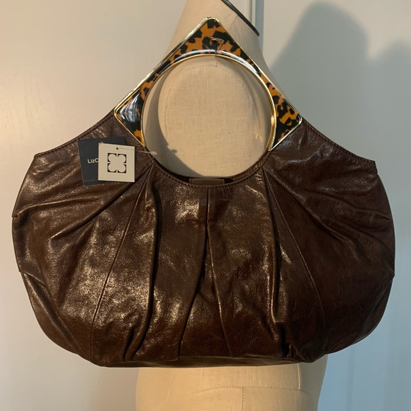 Liz Claiborne Handbags - Liz Claiborne Vintage Rare Brown Leather Bag